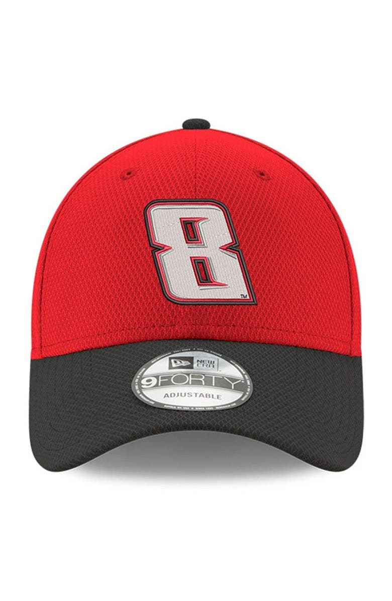 New Era Men's New Era Scarlet/Black Kyle Busch 9FORTY Number Adjustable Hat, Alternate, color, Scarlet