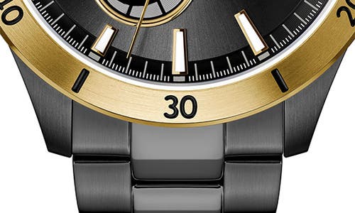 Hugo Boss Boss Troper Automatic Bracelet Watch In Black