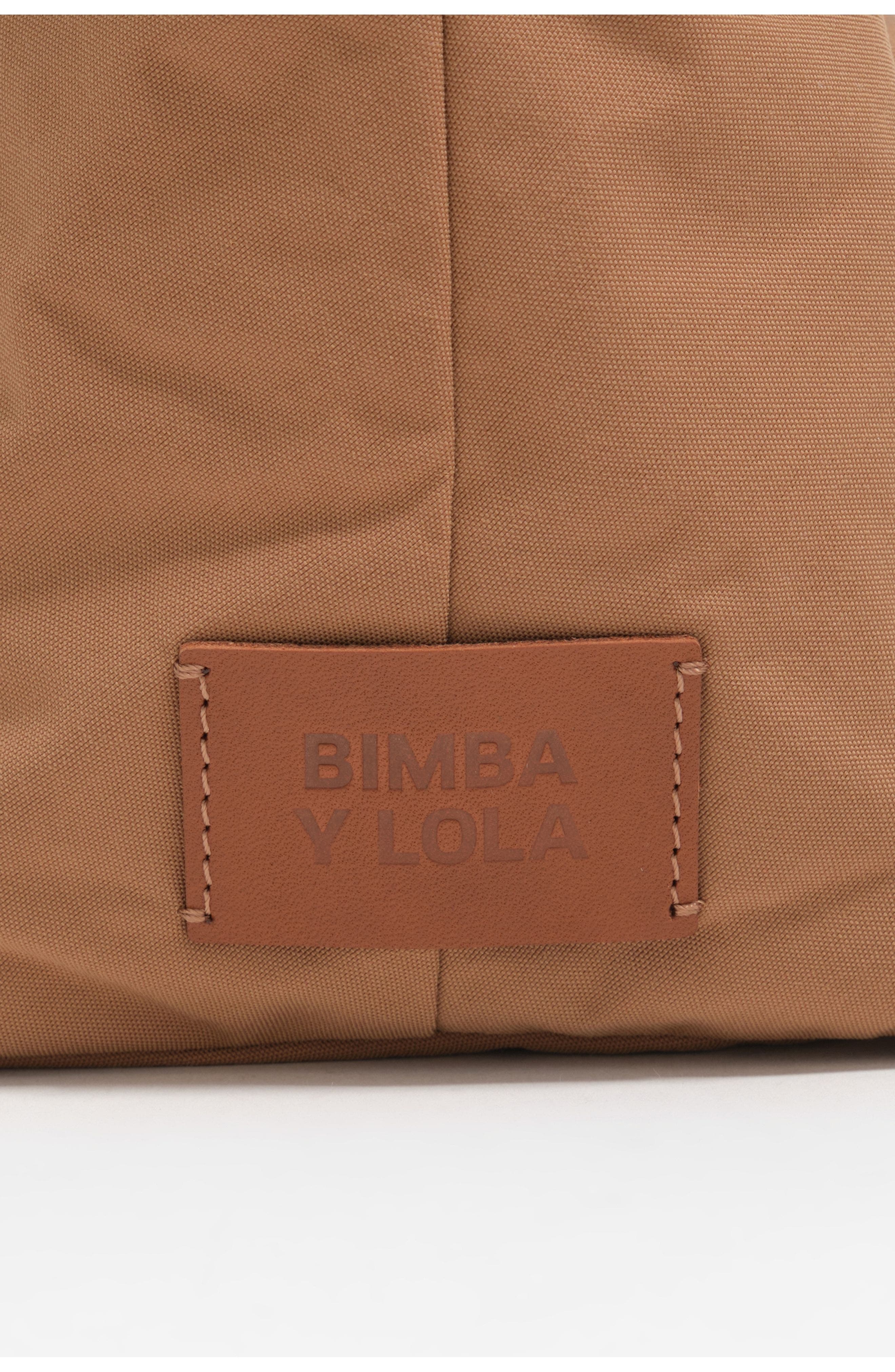 Bimba y Lola Metal Logo Crossbody Bag, Alternate, color, Cinnamon