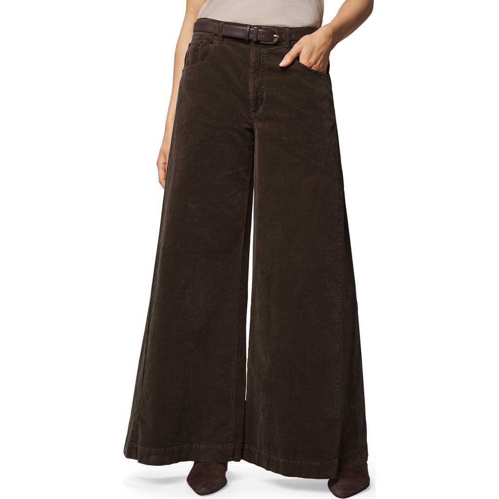 Splendid Monroe Wide Leg Corduroy Pants In Brown