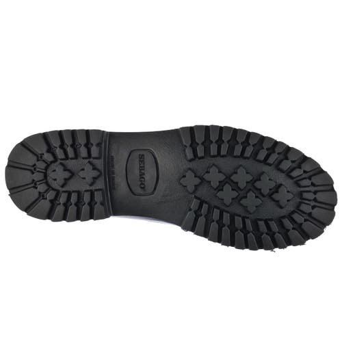 Sebago Black Slip-on Loafers With Lug Sole