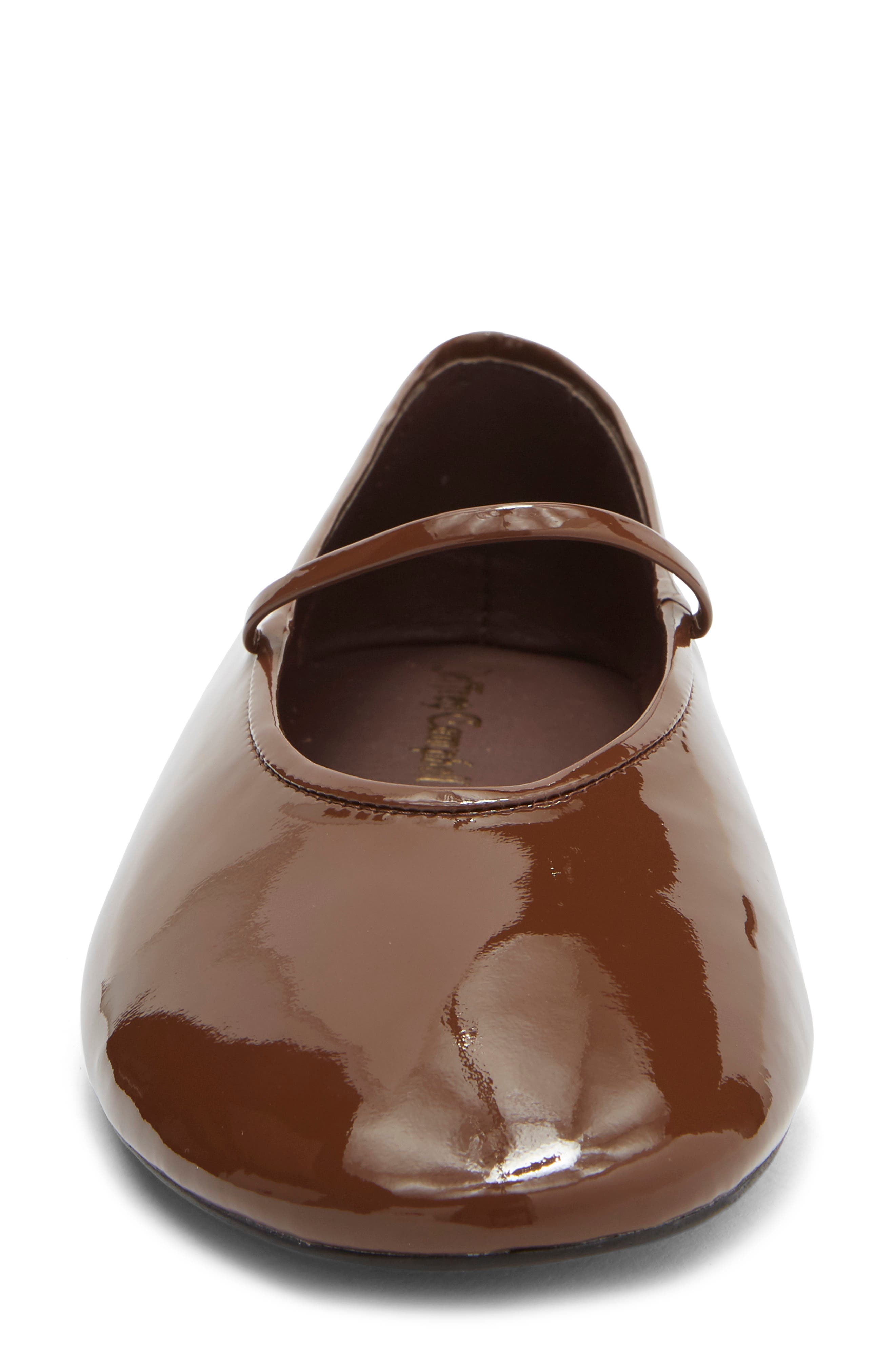 Dancerina Mary Jane Ballet Flat, Alternate, color, BROWN PATENT