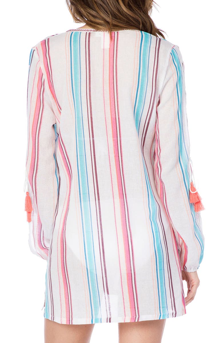 La Blanca Paradise Cover-Up Tunic, Alternate, color, 
