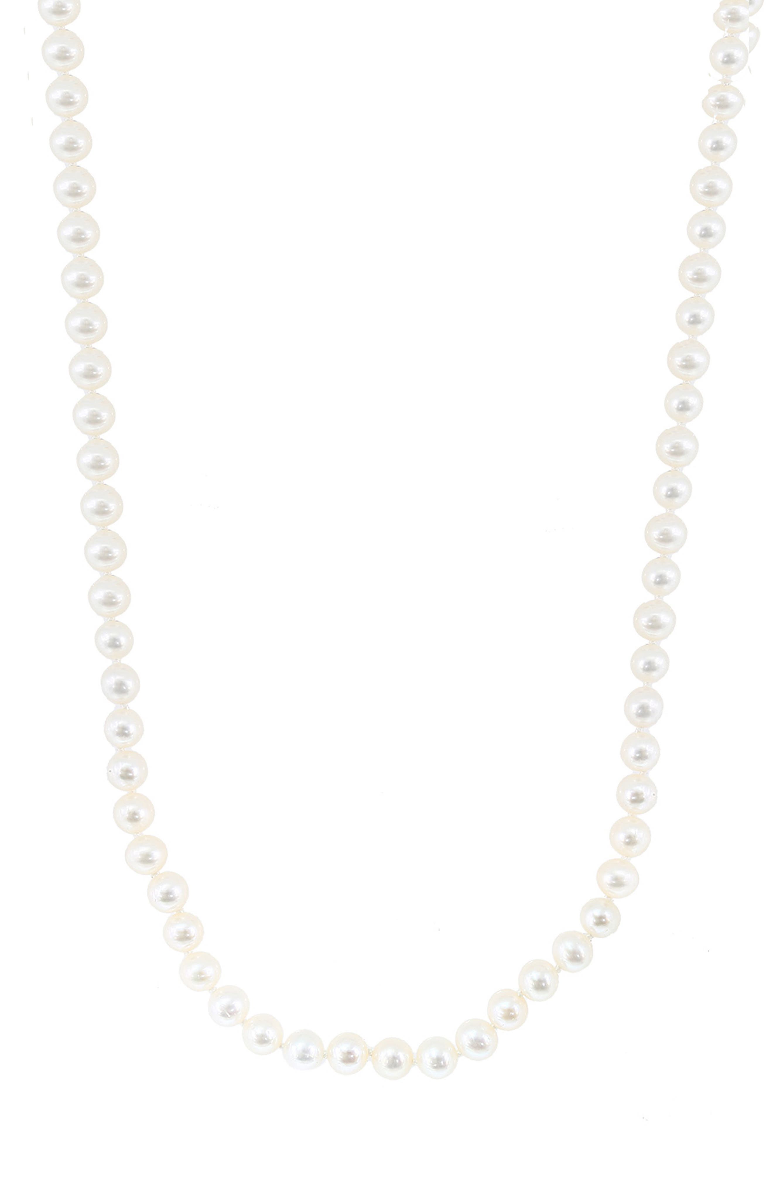 EFFY 14K White Gold Freshwater Pearl Necklace