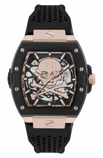 The $keleton 2.0 Automatic Silicone Strap Watch, 44mm