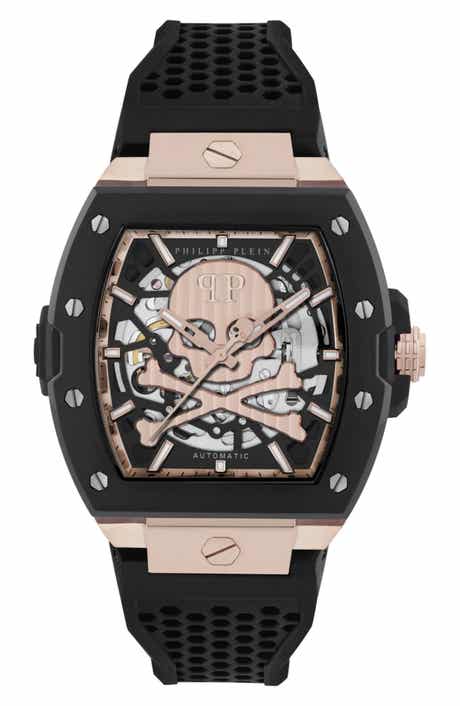The $keleton 2.0 Automatic Silicone Strap Watch, 44mm
