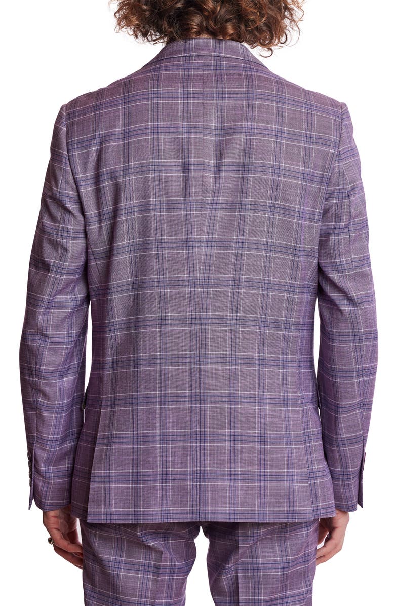 PAISLEY & GRAY Dover Slim Fit Sport Coat, Alternate, color, Lilac White Blue Check