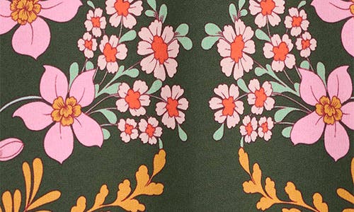 Boden Rosa Cotton Graphic Sweatshirt In Green