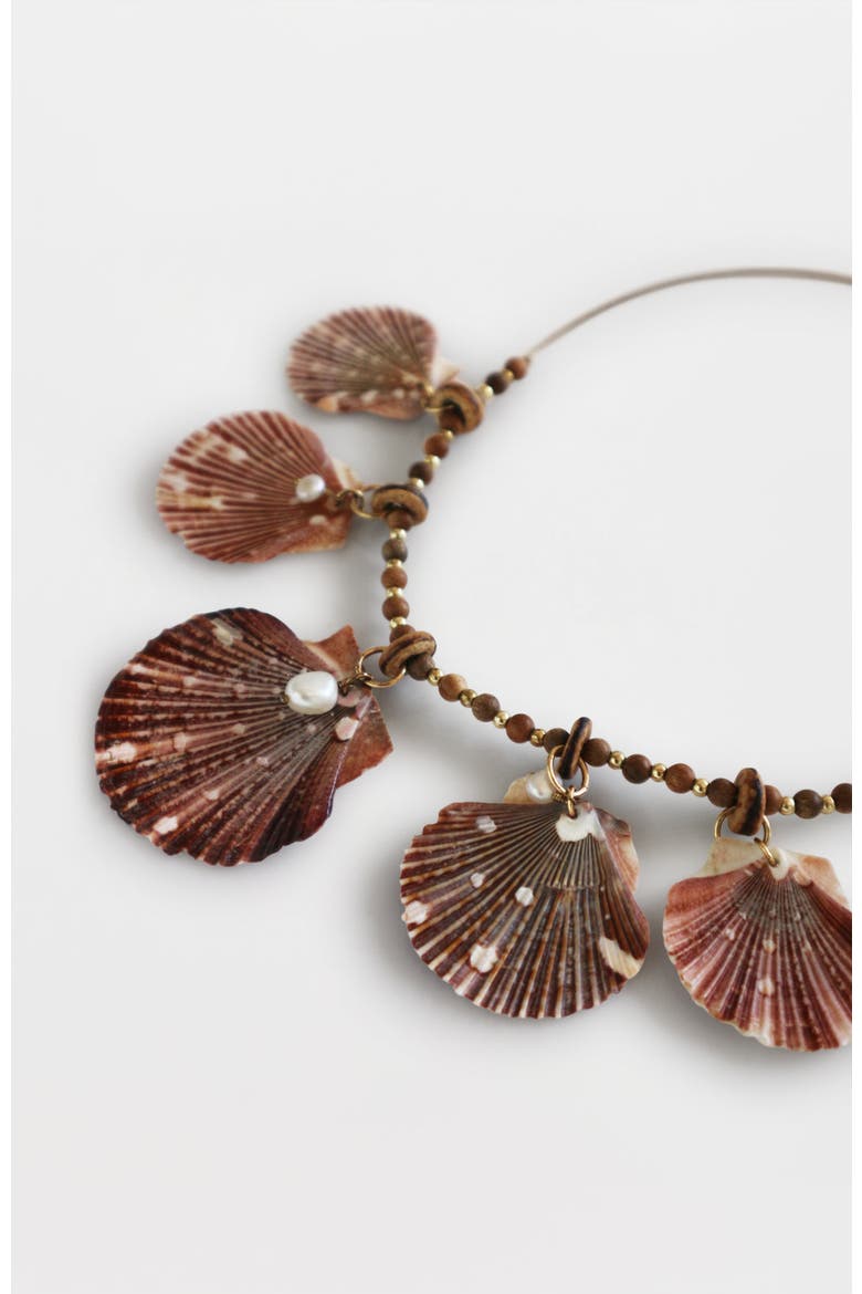 The Mika Necklace, Alternate, color, Harbor Rose