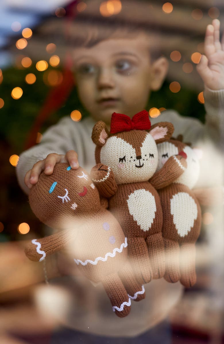 reD & oLive Baby Clarice Cotton Stuffed Animal, Alternate, color, Almond