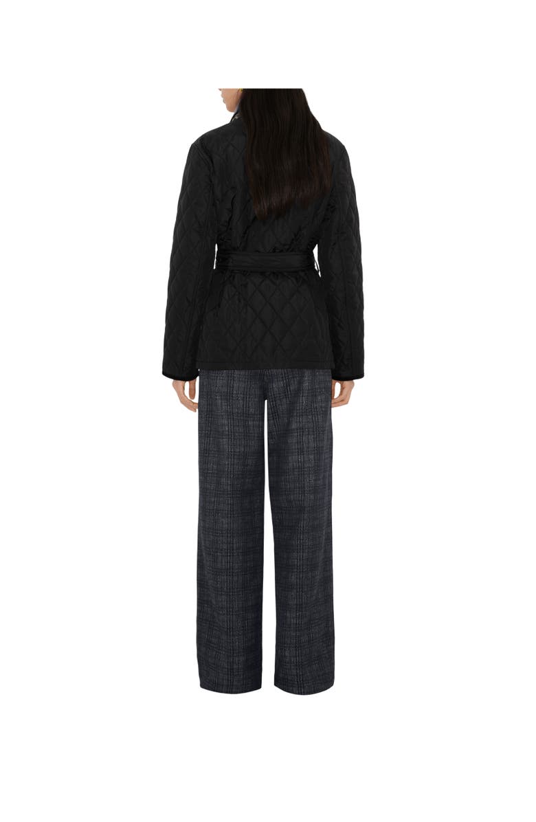 Burberry Quilted Nylon Jacket, Alternate, color, Black
