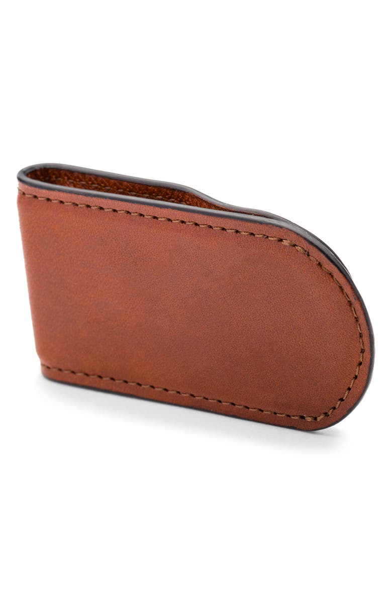 Bosca Leather Money Clip, Alternate, color, 