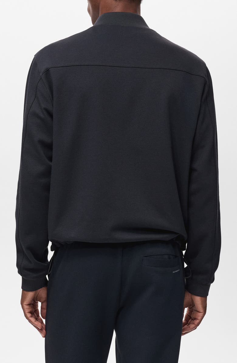 MANGO Thermoregulated Bomber Jacket, Alternate, color, Navy