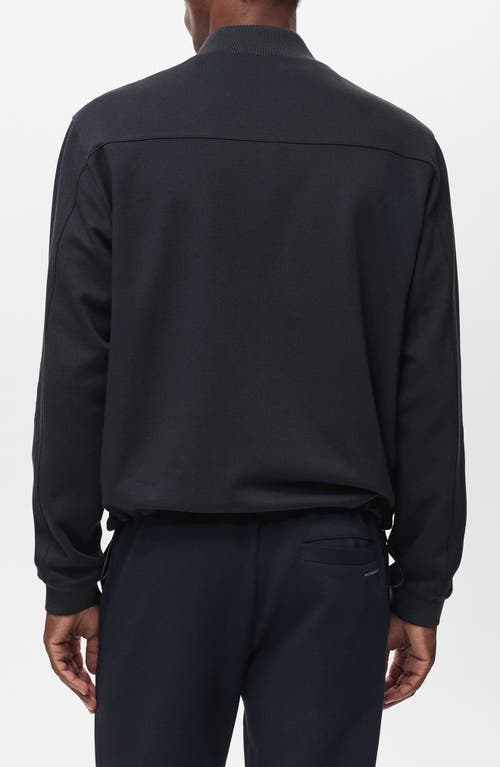 Mango Thermoregulated Bomber Jacket In Blue