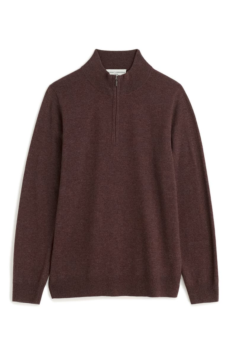 Prow Quarter Zip Jumper, Alternate, color, TIMBER