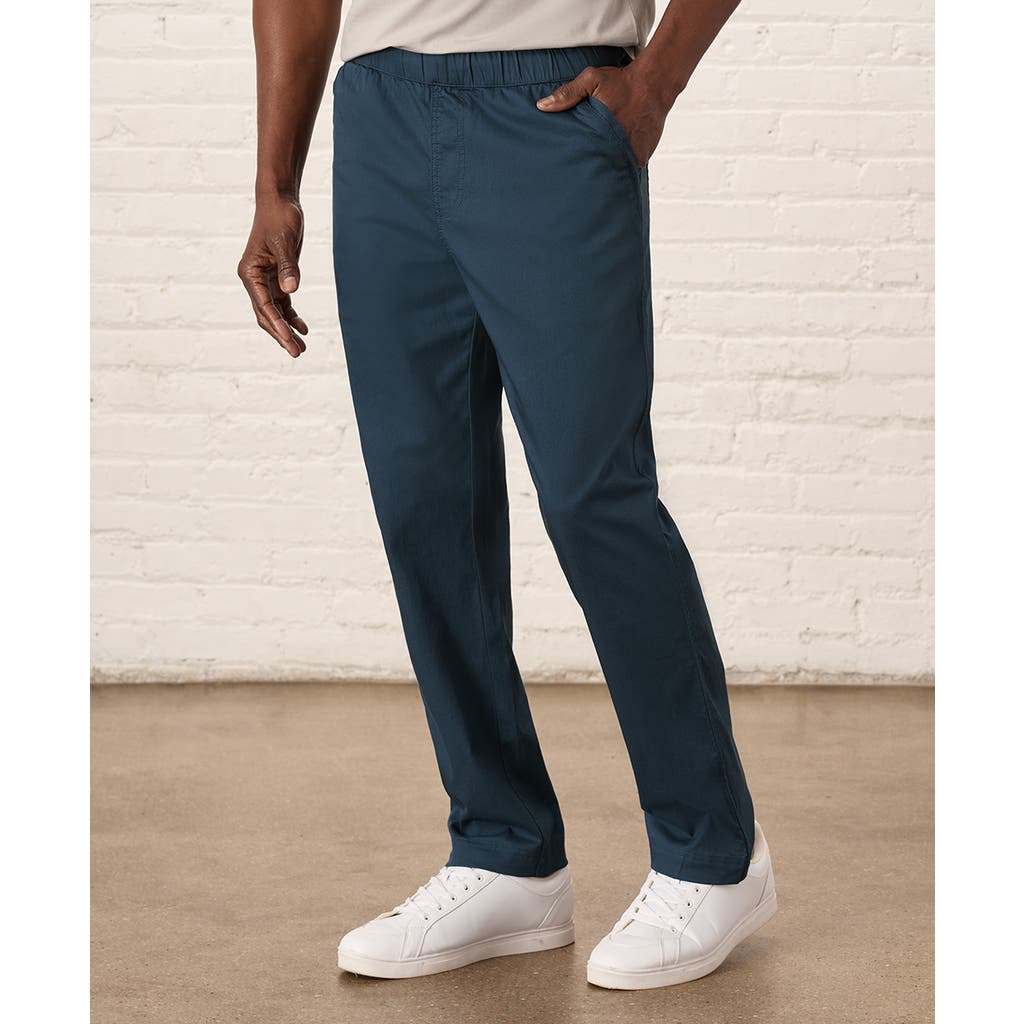 Pact Organic Cotton Daily Twill Midweight Pant In French Navy