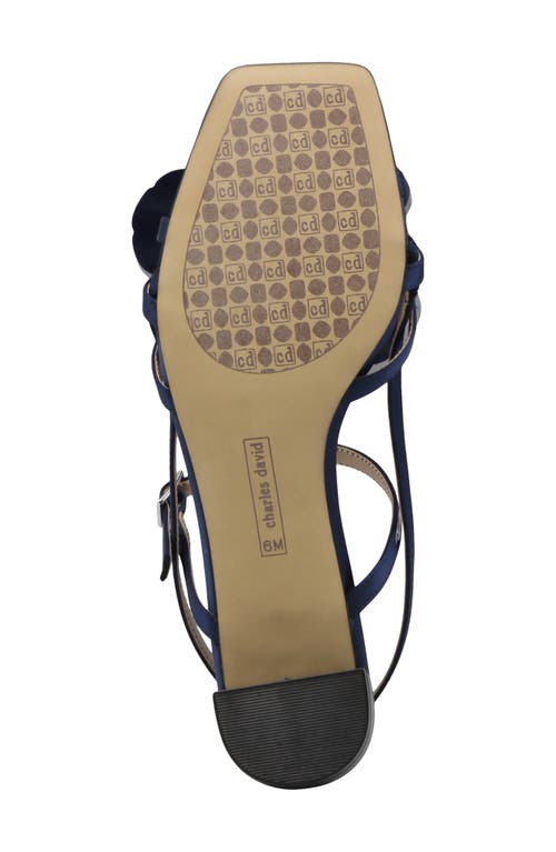 Charles David Deb Slingback Mary Jane Sandal In Navy