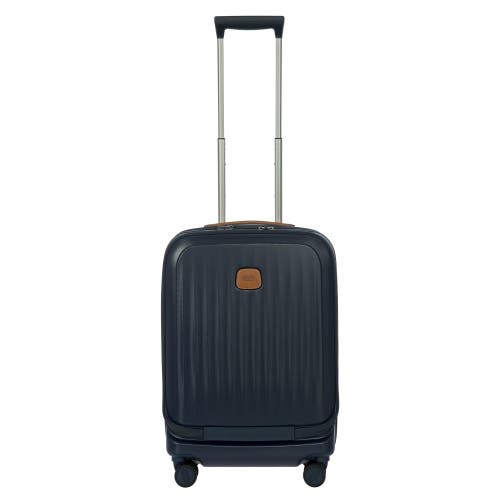 Bric's Taormina 21" Carry-on Expandable Spinner With Pocket In Blue