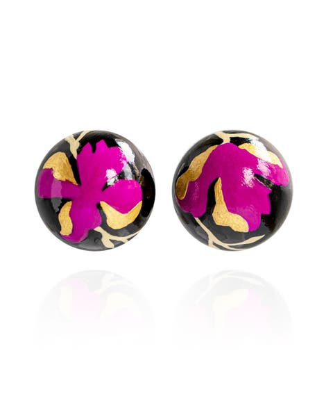 Gaia Floral Jumbo Earrings