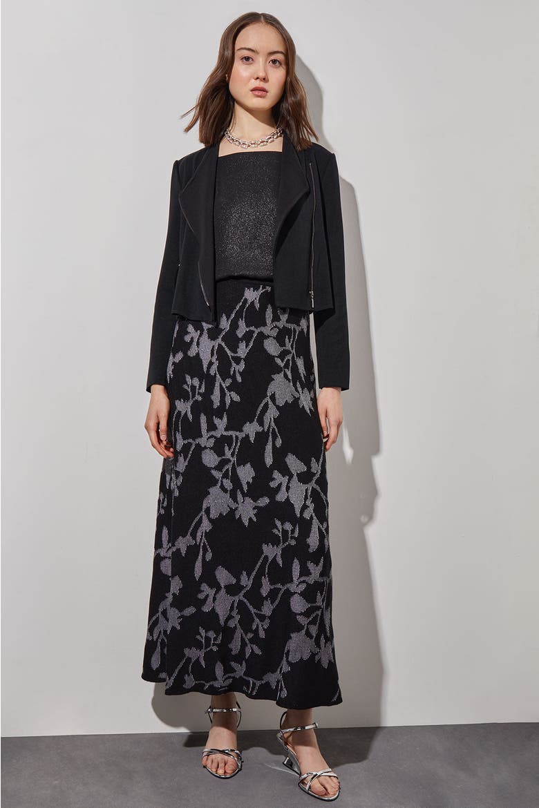 Tailored Moto Jacket, Alternate, color, Black
