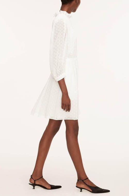 REBECCA TAYLOR REBECCA TAYLOR CLIP-DOT SHIRT DRESS