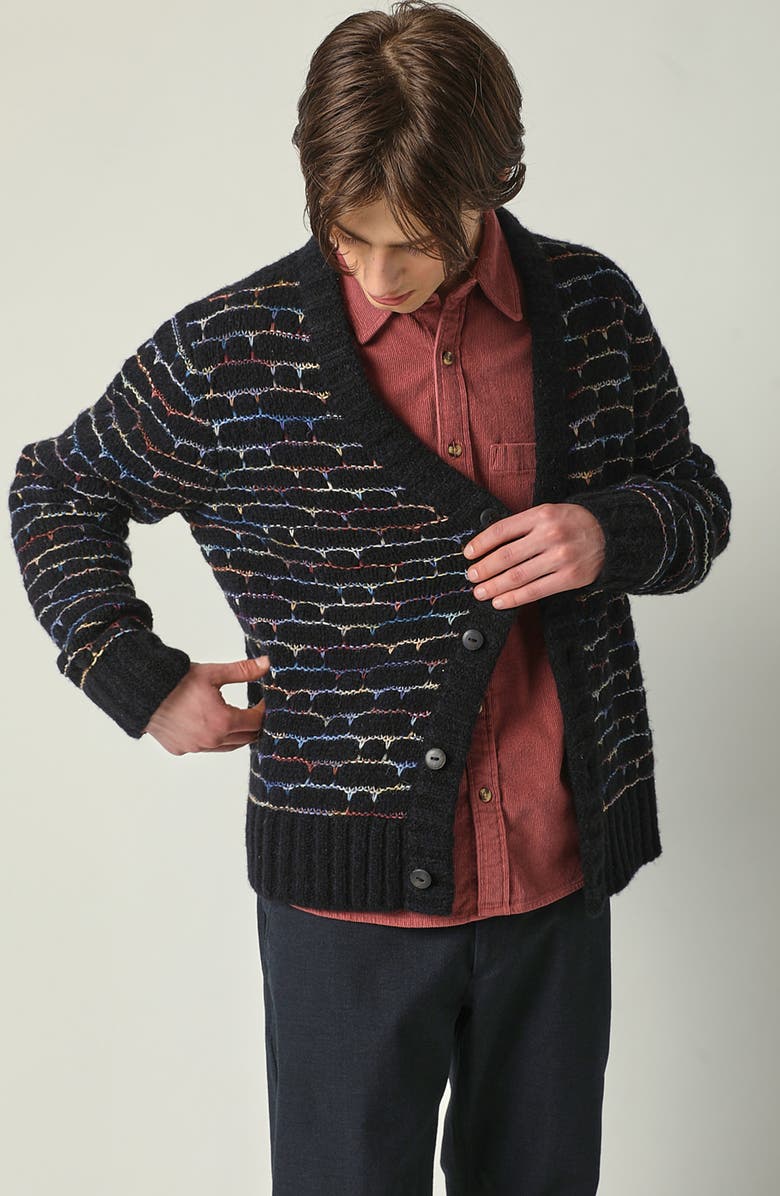 Corridor Raga Alpaca & Wool Blend Cardigan, Alternate, color, 