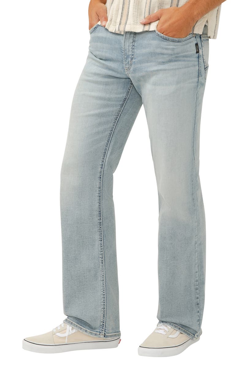 Silver Jeans Co. Zac Relaxed Fit Straight Leg Jeans, Alternate, color, Indigo