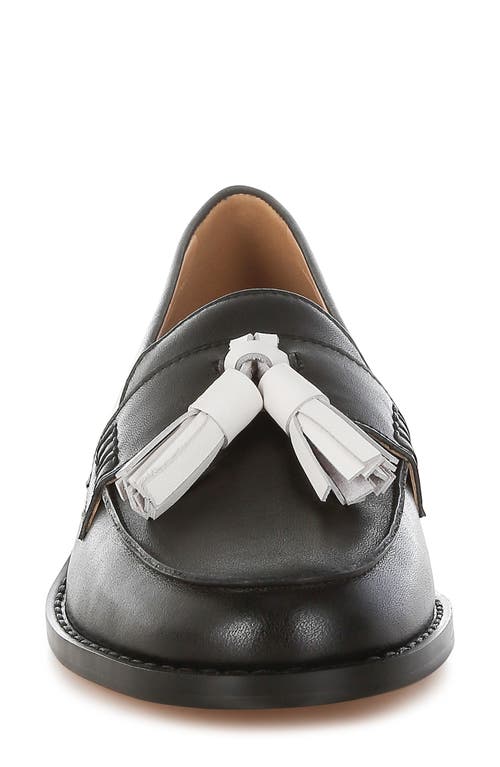 Rag & Co Yelena Tassel Loafer In Black