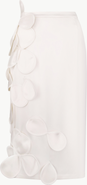 Malva Florea Below-Knee Bridal Skirt With Floral Appliques