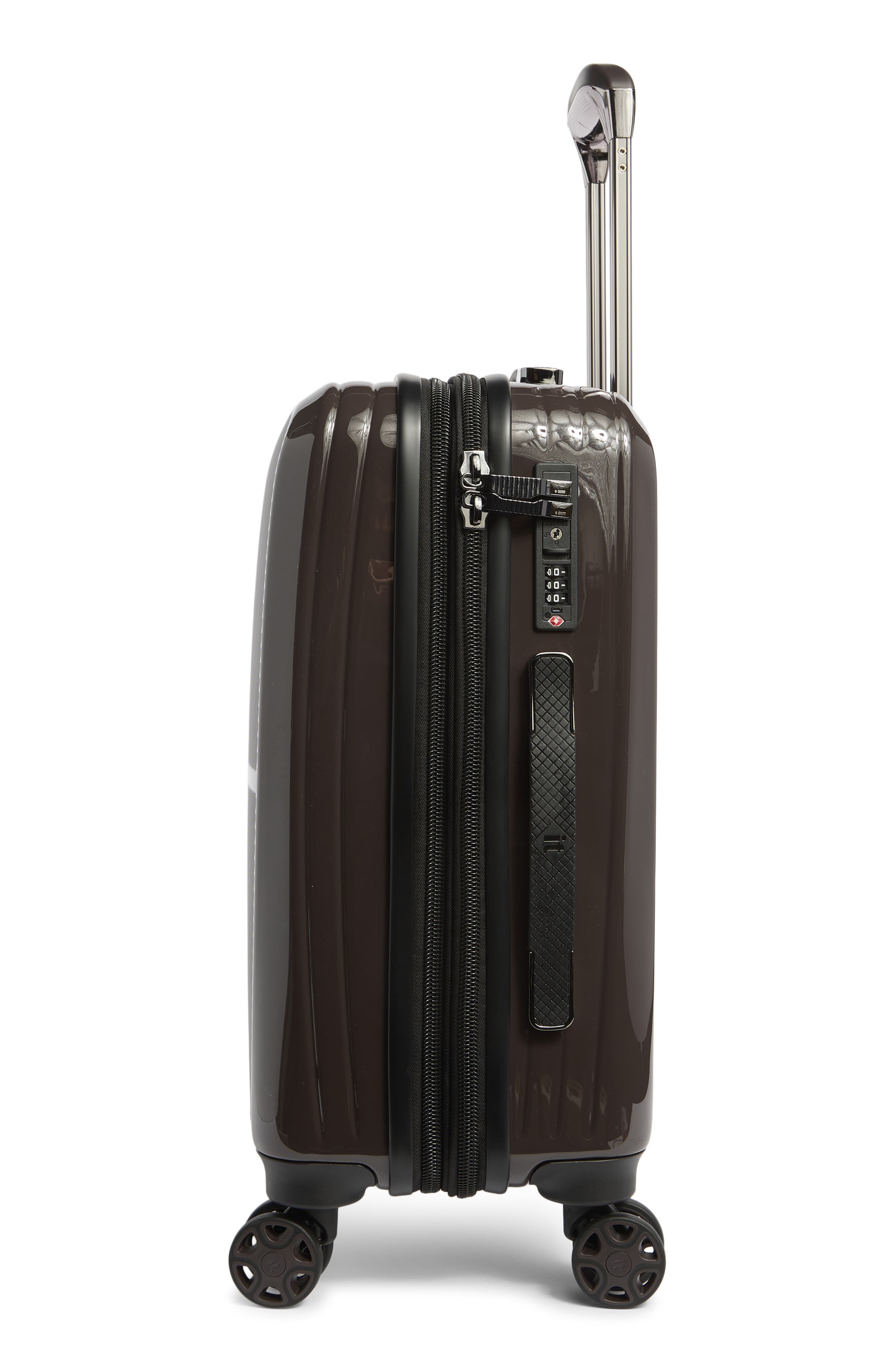 IT LUGGAGE Optical 21-Inch Hardside Carry-On Luggage, Alternate, color, Brown/ Chocolate