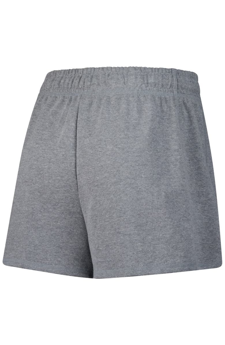 FANATICS Women's Fanatics Heather Gray Boston Bruins Logo Shorts, Alternate, color, Heather Gray