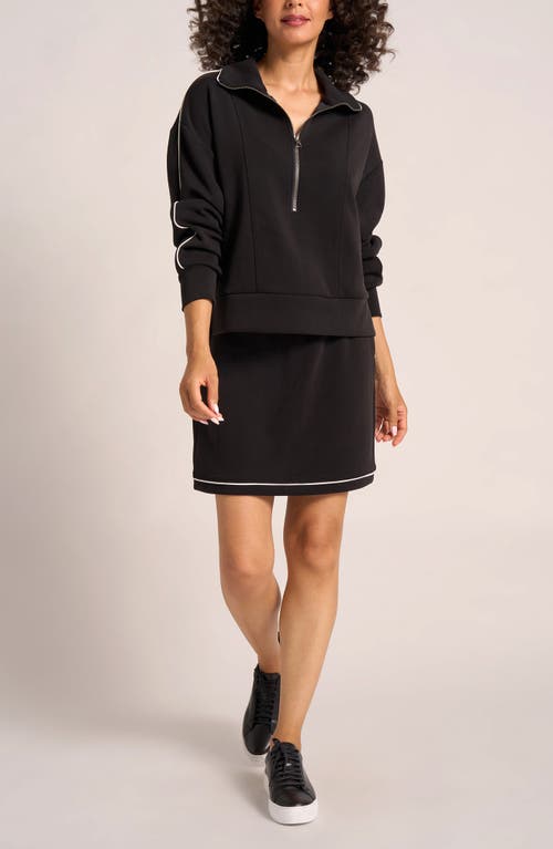 Matty M . Roan Piped Skort In Black