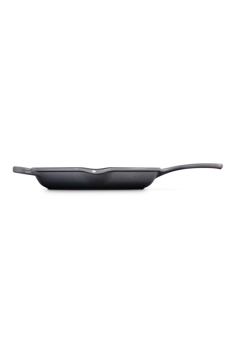 Signature Handle 10 1/4 Inch Enamel Cast Iron Skillet, Alternate, color, OYSTER
