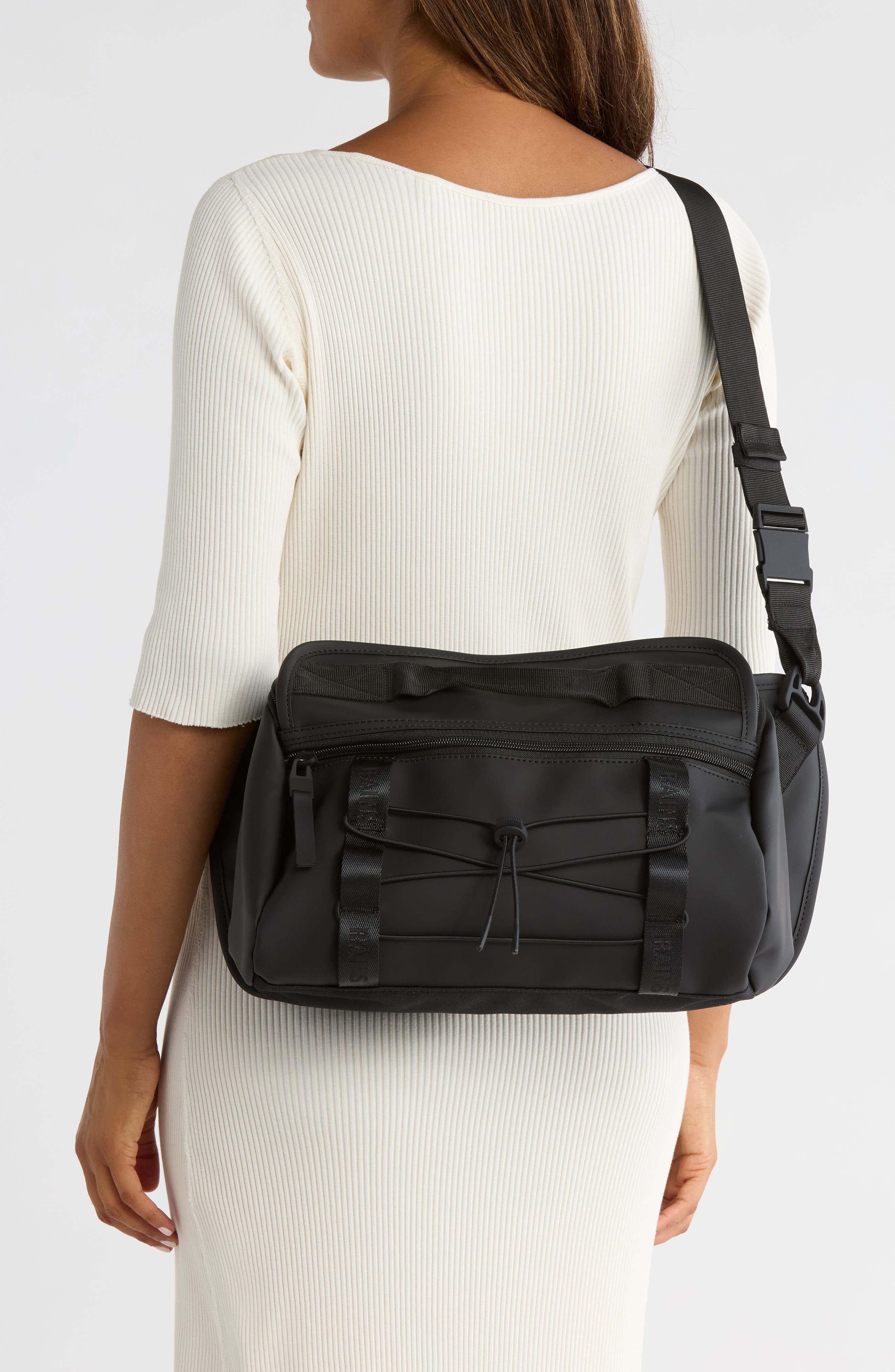 Rains Trailmount Messenger Bag, Alternate, color, Black