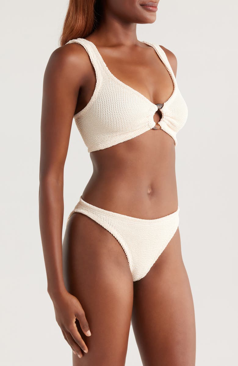 Hunza G Julia O-Ring Two-Piece Swimsuit, Alternate, color,