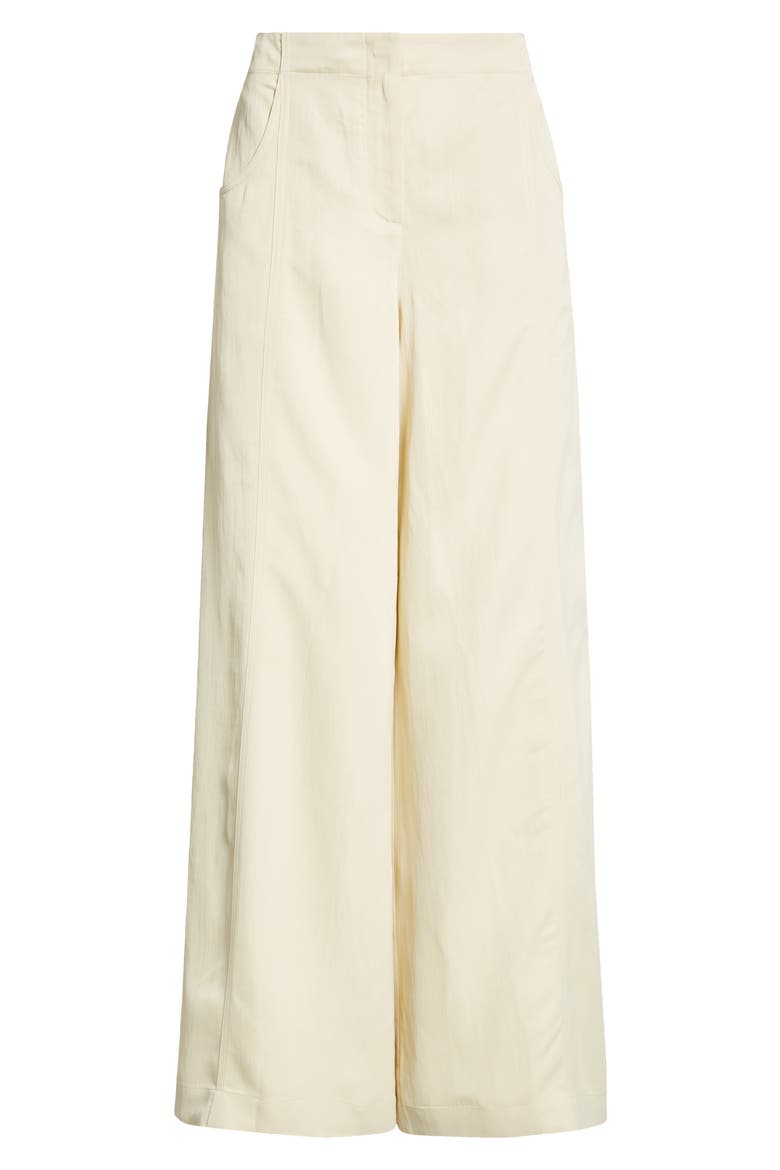 Demie Wide Leg Pants, Alternate, color, FRENCH BUTTER