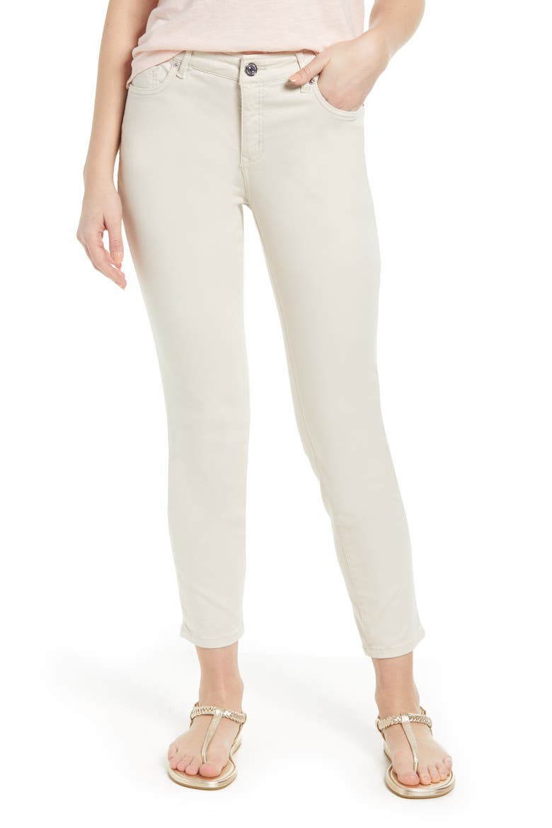 Boracay Beach High Waist Ankle Jeans, Main, color, MOONBEAM