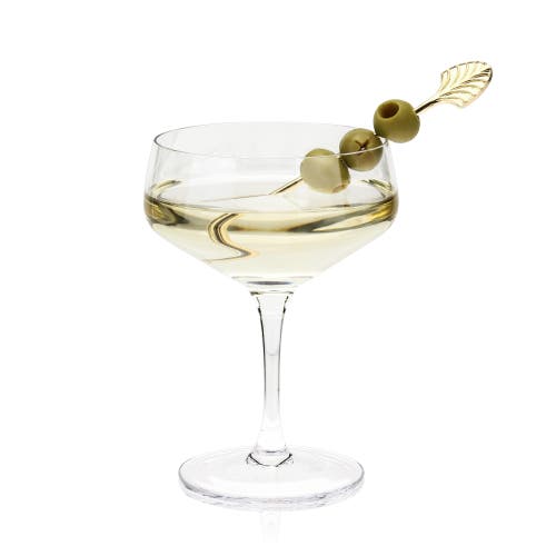 Viski Art Deco Cocktail Picks Set Of 4 In Gold