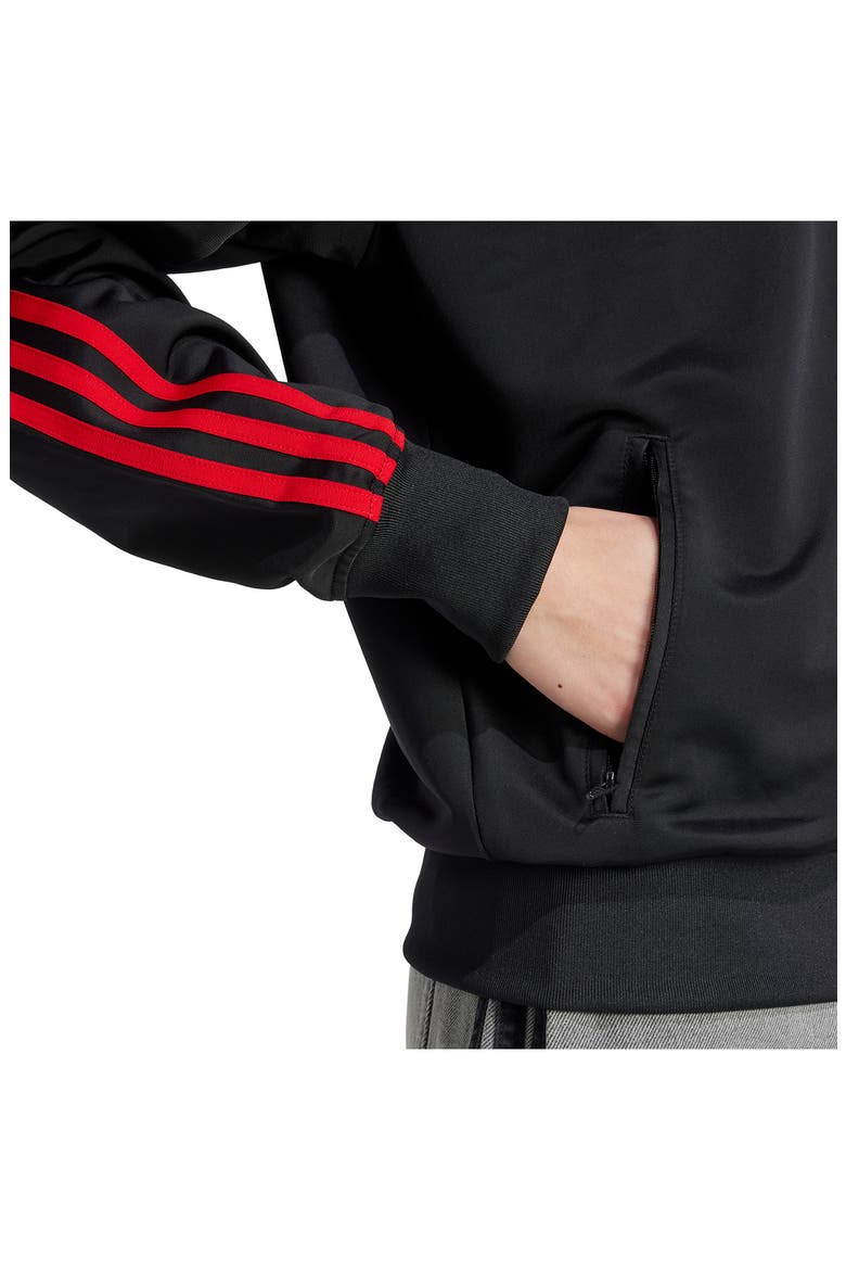 Firebird Recycled Polyester Track Jacket, Alternate, color, BLACK/ BETTER SCARLET