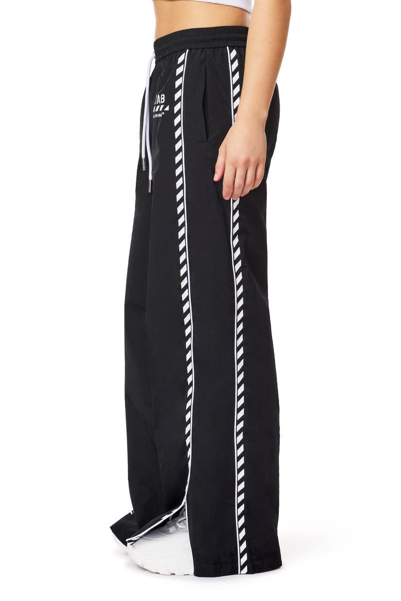 Logo Side Stripe Track Pants, Alternate, color, BLACK NIGHT