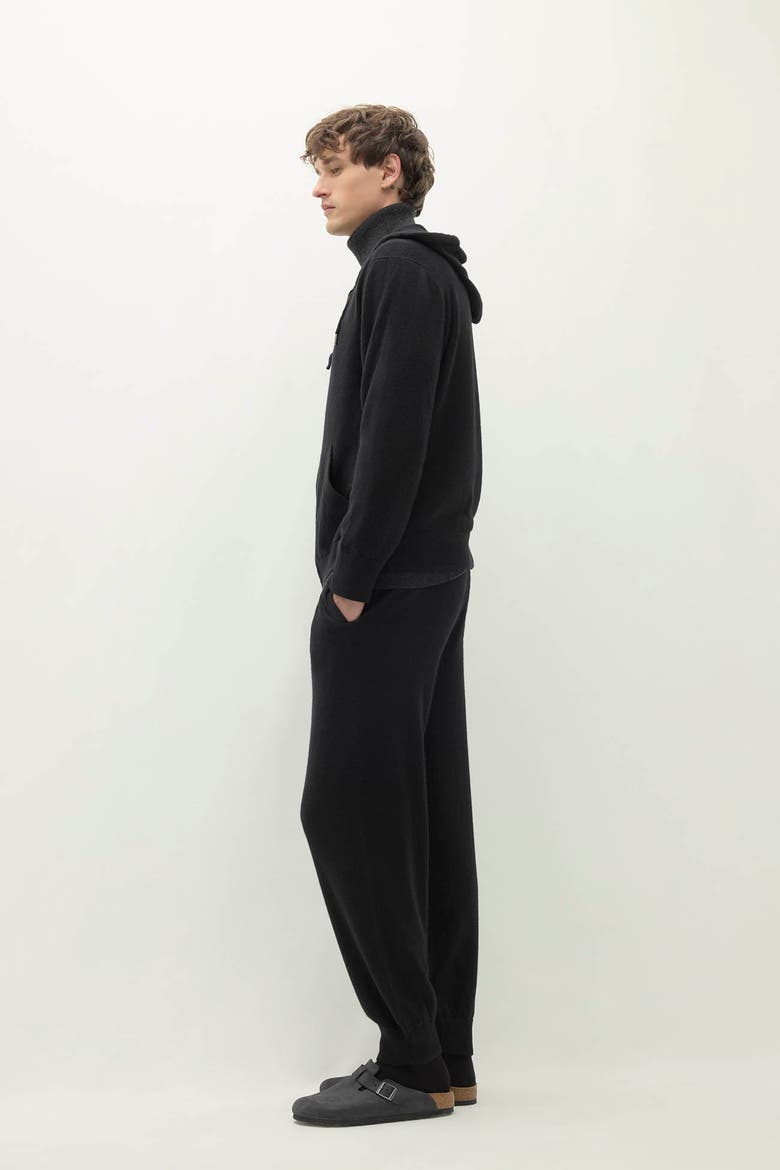 Kayden Zip-Up Hoodie, Alternate, color, Black