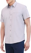 DKNY SPORTSWEAR Lenox Short Sleeve Button-Up Shirt