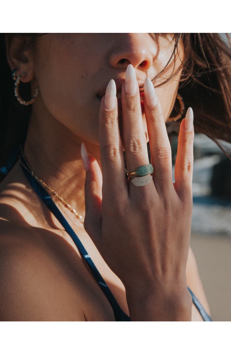 NATIVE GEM Id Ring, Alternate, color, Gold