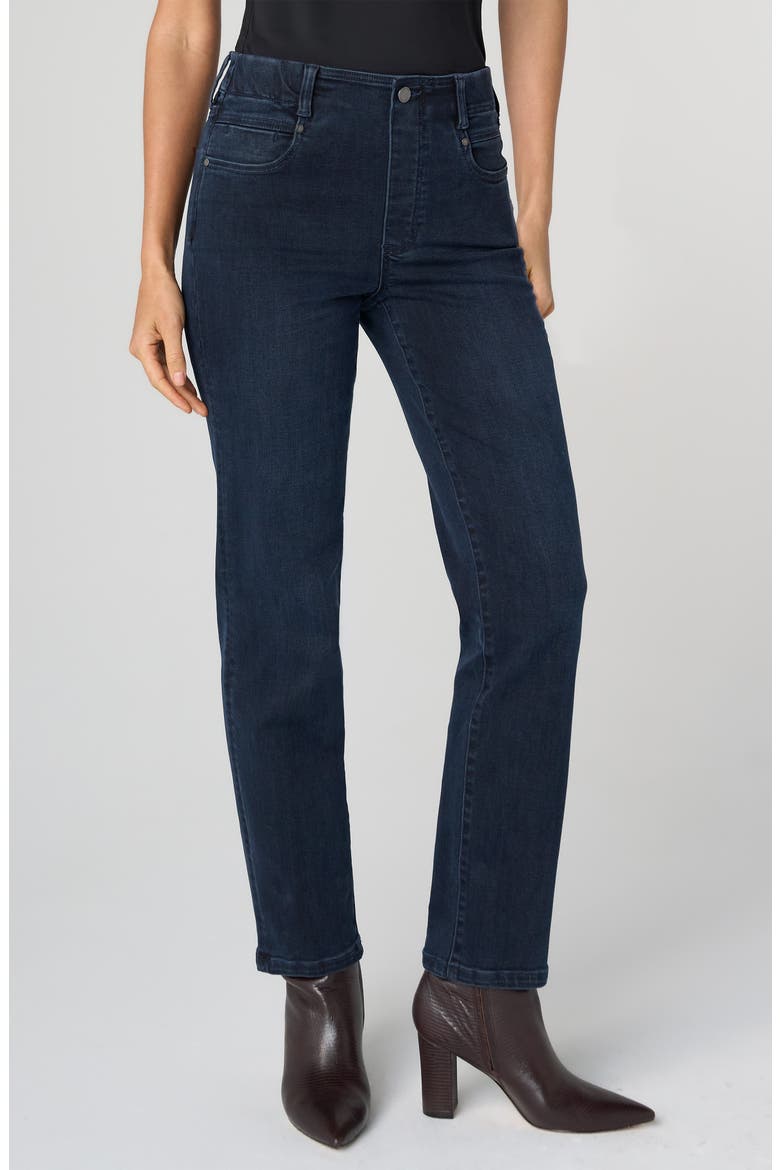 Gia Pull-On Slim Leg Jeans, Main, color, RAVEN WING
