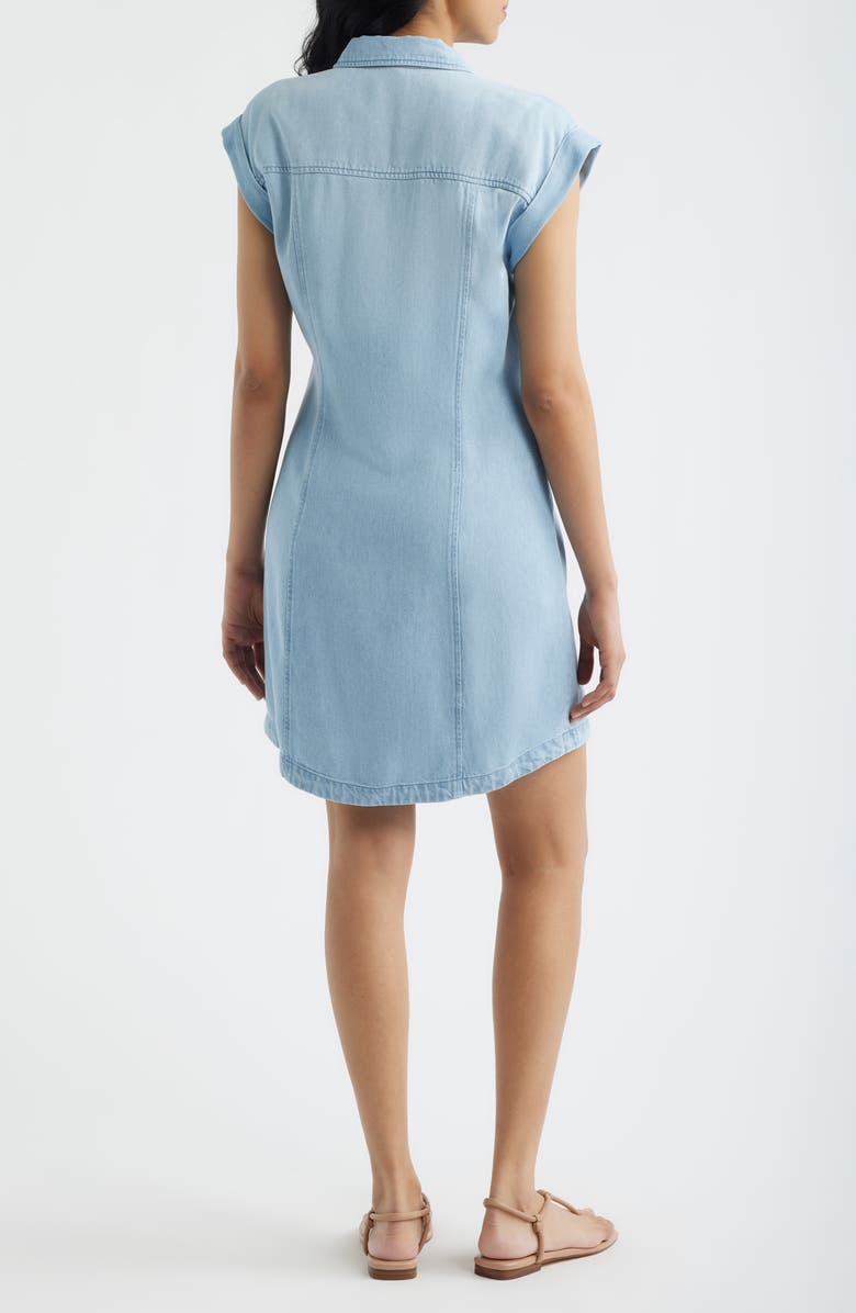 Cloth & Stone Seamed Denim Dress, Alternate, color, Cool Capri Wash