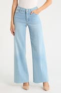 FRAME Le Slim Raw Hem Palazzo Jeans