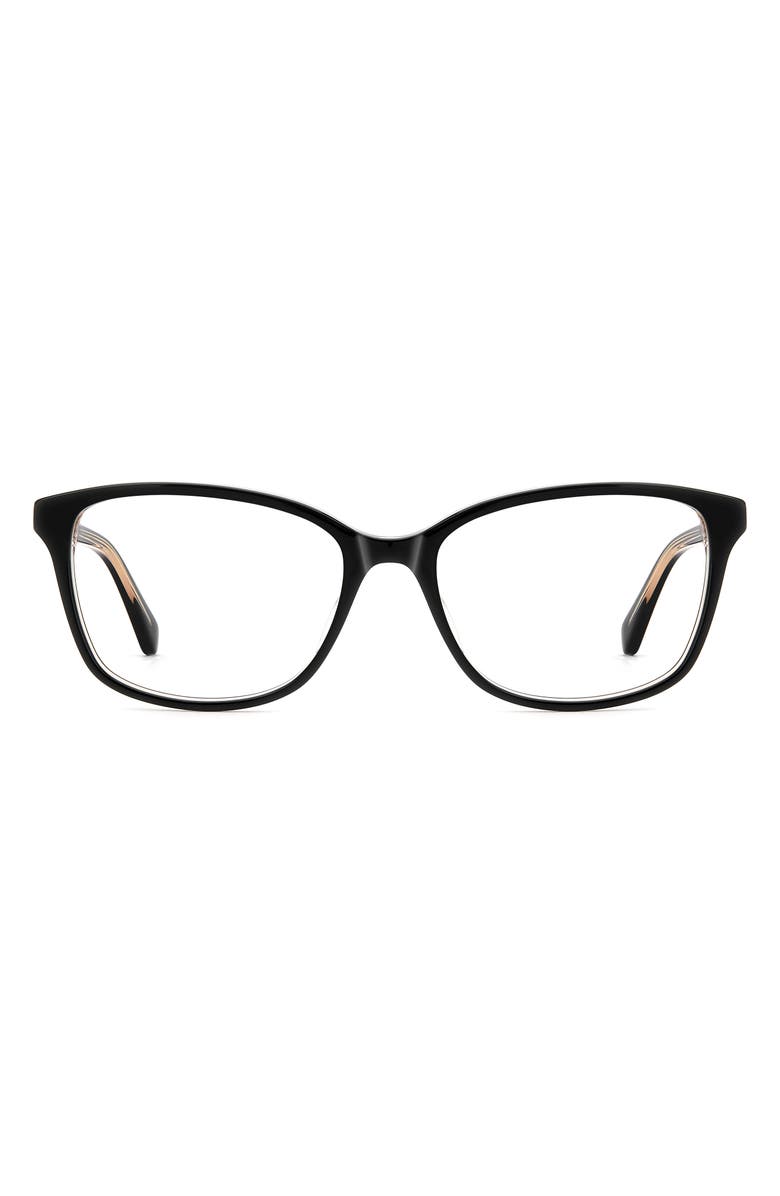 Kate Spade New York reilly 55mm rectangular reading glasses, Main, color,
