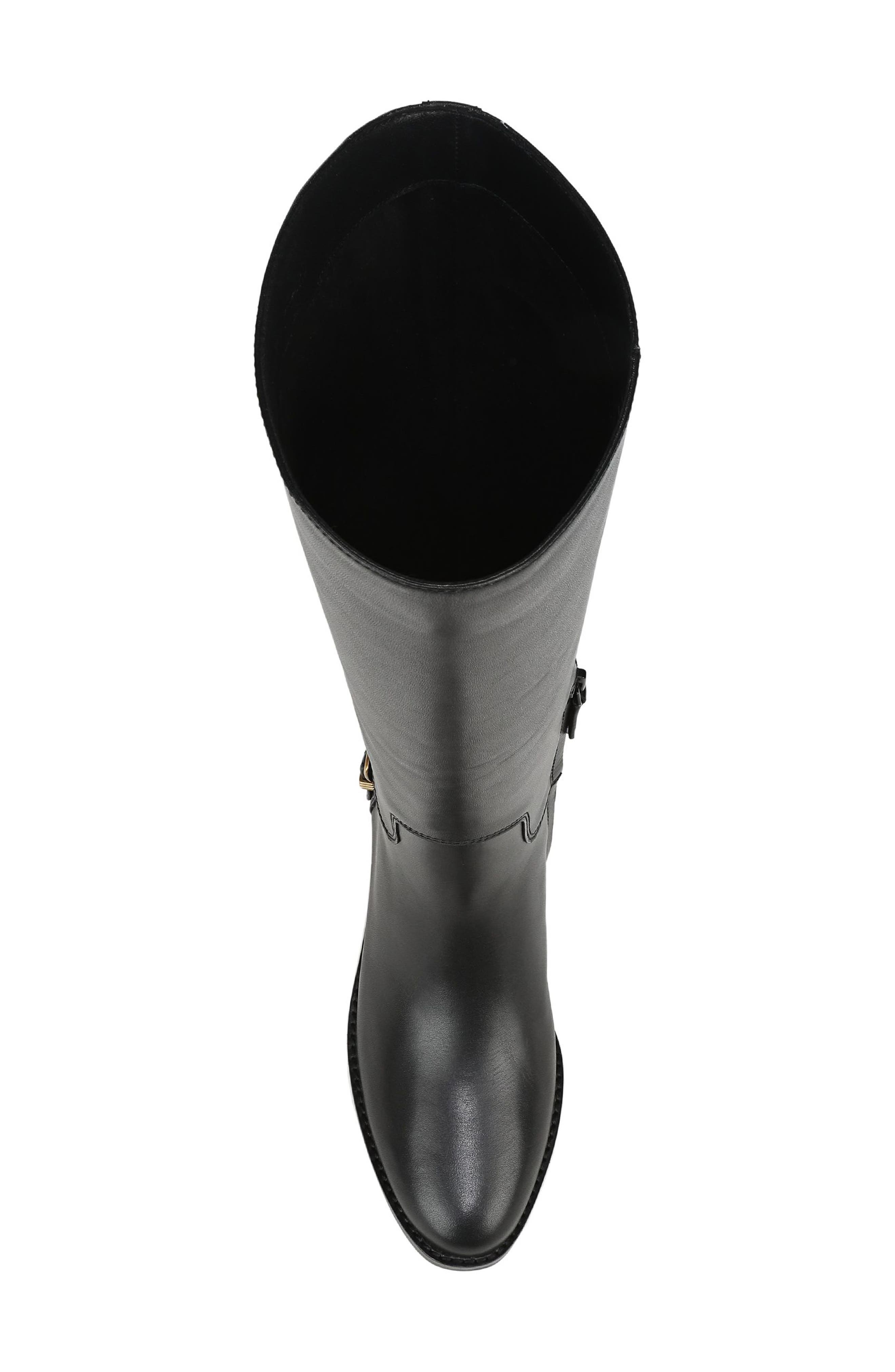 Arabelle Riding Boot, Alternate, color, BLACK LEATHER