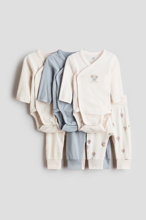 6-piece Bodysuit And Pants Set