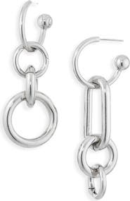 Justine Clenquet Troy Mismatched Drop Earrings